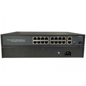 16Gigabit POE+2GE Gigabit uplink+1 Gigabit SFP port switch