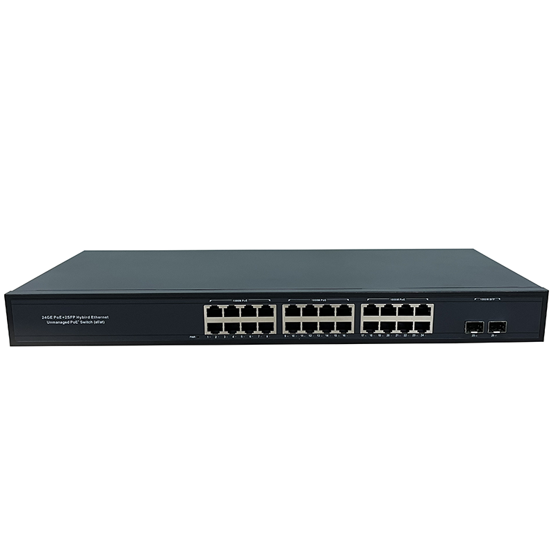 24 Gigabit POE+2 gigabit SFP port switch（主图）#