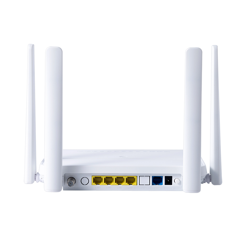 XGPON_ AX3000 2.5G+4GE+WIFI+CATV+2USB ONU CG61052R17C (1）
